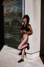 Load image into Gallery viewer, Fancy silver leggings