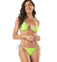 Load image into Gallery viewer, Floral reversible bikini