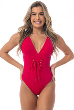 Load image into Gallery viewer, Ava one piece (dark coral)
