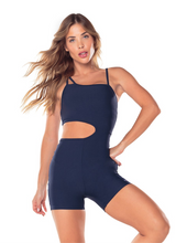 Load image into Gallery viewer, Sunny catsuit (navy)
