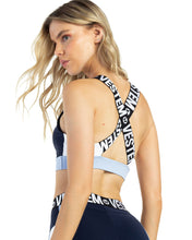Load image into Gallery viewer, Navy crop top
