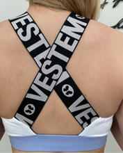Load image into Gallery viewer, Navy crop top

