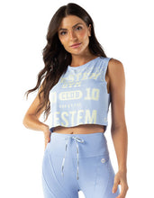 Load image into Gallery viewer, Vestem dry fit baby blue crop
