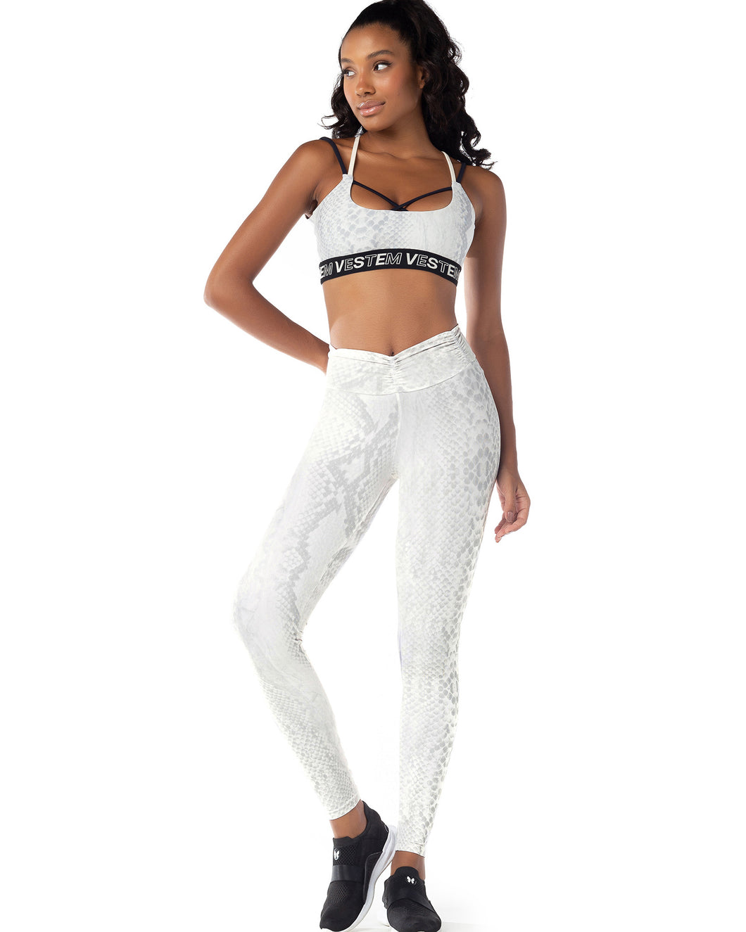 Snakeskin leggings